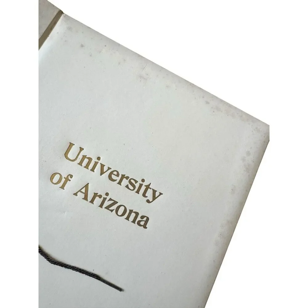 Vintage University of Arizona Photo Album String Tied Tucson‎ Wildcat Southwest